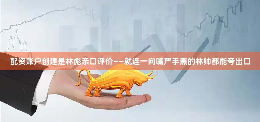 配资账户创建是林彪亲口评价——就连一向嘴严手黑的林帅都能夸出口